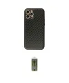 ieg™ iPhone 12 Pro Max Kılıf Ahenk Işık - Siyah Joko Magic 5D Hayalet Cam