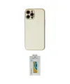 ieg™ iPhone 12 Pro Max Kılıf Ahenk Işık - Siyah Polymer Nano Ekran Koruyucu