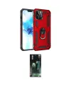ieg™ iPhone 12 Pro Max Kılıf Ahenk Klasik Koleksiyonu - Şeffaf 360 Full Body Arka Koruyucu