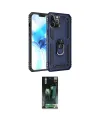 ieg™ iPhone 12 Pro Max Kılıf Ahenk Klasik Koleksiyonu - Şeffaf 360 Full Body Arka Koruyucu