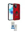ieg™ iPhone 12 Pro Max Kılıf Ahenk Klasik Koleksiyonu - Şeffaf Royal Nano Ekran Koruyucu