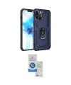 ieg™ iPhone 12 Pro Max Kılıf Ahenk Klasik Koleksiyonu - Şeffaf Royal Nano Ekran Koruyucu