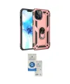 ieg™ iPhone 12 Pro Max Kılıf Ahenk Klasik Koleksiyonu - Şeffaf Royal Nano Ekran Koruyucu