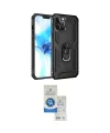 ieg™ iPhone 12 Pro Max Kılıf Ahenk Klasik Koleksiyonu - Şeffaf Royal Nano Ekran Koruyucu