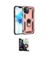 ieg™ iPhone 12 Pro Max Kılıf Ahenk Klasik Koleksiyonu - Şeffaf Temperli Cam Ekran Koruyucu