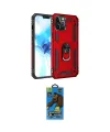 ieg™ iPhone 12 Pro Max Kılıf Ahenk Klasik Koleksiyonu - Siyah 18D Cam Ekran Koruyucu