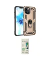 ieg™ iPhone 12 Pro Max Kılıf Ahenk Klasik Koleksiyonu - Siyah 20D Premium Cam Ekran Koruyucu