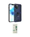 ieg™ iPhone 12 Pro Max Kılıf Ahenk Klasik Koleksiyonu - Siyah 20D Premium Cam Ekran Koruyucu