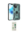 ieg™ iPhone 12 Pro Max Kılıf Ahenk Klasik Koleksiyonu - Siyah 20D Premium Cam Ekran Koruyucu