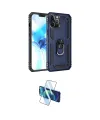ieg™ iPhone 12 Pro Max Kılıf Ahenk Klasik Koleksiyonu - Siyah 3D Antistatik Cam Ekran Koruyucu