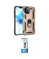ieg™ iPhone 12 Pro Max Kılıf Ahenk Klasik Koleksiyonu - Siyah 5D Eko Cam Ekran Koruyucu