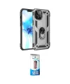 ieg™ iPhone 12 Pro Max Kılıf Ahenk Klasik Koleksiyonu - Siyah 5D Eko Cam Ekran Koruyucu