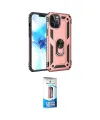 ieg™ iPhone 12 Pro Max Kılıf Ahenk Klasik Koleksiyonu - Siyah 5D Eko Cam Ekran Koruyucu