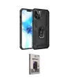 ieg™ iPhone 12 Pro Max Kılıf Ahenk Klasik Koleksiyonu - Siyah Bilvis Hayalet Cam Ekran Koruyucu