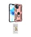 ieg™ iPhone 12 Pro Max Kılıf Ahenk Klasik Koleksiyonu - Siyah Mat Seramik Nano Ekran Koruyucu