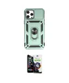 ieg™ iPhone 12 Pro Max Kılıf Ahenk Klasik - Şeffaf Temperli Cam Ekran Koruyucu