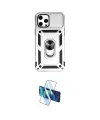 ieg™ iPhone 12 Pro Max Kılıf Ahenk Klasik - Siyah 3D Antistatik Seramik Nano Ekran Koruyucu