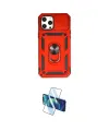ieg™ iPhone 12 Pro Max Kılıf Ahenk Klasik - Siyah 3D Antistatik Seramik Nano Ekran Koruyucu