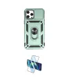 ieg™ iPhone 12 Pro Max Kılıf Ahenk Klasik - Siyah 3D Antistatik Seramik Nano Ekran Koruyucu