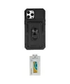 ieg™ iPhone 12 Pro Max Kılıf Ahenk Klasik - Siyah Polymer Nano Ekran Koruyucu