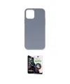 ieg™ iPhone 12 Pro Max Kılıf Ahenk Serisi - Şeffaf Temperli Cam Ekran Koruyucu