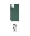 ieg™ iPhone 12 Pro Max Kılıf Ahenk Serisi - Şeffaf Uv Polymer Nano Ekran Koruyucu