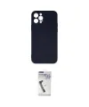 ieg™ iPhone 12 Pro Max Kılıf Ahenk Serisi - Şeffaf Uv Polymer Nano Ekran Koruyucu