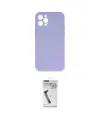 ieg™ iPhone 12 Pro Max Kılıf Ahenk Serisi - Şeffaf Uv Polymer Nano Ekran Koruyucu