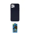 ieg™ iPhone 12 Pro Max Kılıf Ahenk Serisi - Siyah 18D Cam Ekran Koruyucu