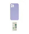 ieg™ iPhone 12 Pro Max Kılıf Ahenk Serisi - Siyah 20D Premium Cam Ekran Koruyucu