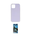 ieg™ iPhone 12 Pro Max Kılıf Ahenk Serisi - Siyah 34D Izgaralı Cam