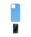 ieg™ iPhone 12 Pro Max Kılıf Ahenk Serisi - Siyah 3D Antistatik Hayalet Cam Ekran Koruyucu