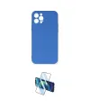ieg™ iPhone 12 Pro Max Kılıf Ahenk Serisi - Siyah 3D Antistatik Seramik Nano Ekran Koruyucu