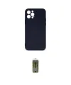 ieg™ iPhone 12 Pro Max Kılıf Ahenk Serisi - Siyah Joko Magic 5D Hayalet Cam