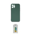ieg™ iPhone 12 Pro Max Kılıf Ahenk Serisi - Siyah Polymer Nano Ekran Koruyucu