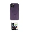 ieg™ iPhone 12 Pro Max Kılıf Akış Minimal Özel Seri - Şeffaf Temperli Cam Ekran Koruyucu