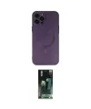 ieg™ iPhone 12 Pro Max Kılıf Akış Minimal Özel Seri - Siyah 360 Mat Full Body Arka Koruyucu