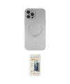 ieg™ iPhone 12 Pro Max Kılıf Akış Minimal Özel Seri - Siyah 6D Mat Seramik Hayalet Nano Ekran Koruyucu