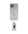 ieg™ iPhone 12 Pro Max Kılıf Akış Minimal Özel Seri - Siyah Bilvis Hayalet Cam Ekran Koruyucu