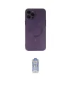 ieg™ iPhone 12 Pro Max Kılıf Akış Minimal Özel Seri - Siyah Joko Magic 5D Cam
