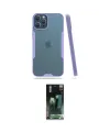 ieg™ iPhone 12 Pro Max Kılıf Atlas Asil Serisi - Şeffaf 360 Full Body Arka Koruyucu
