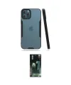 ieg™ iPhone 12 Pro Max Kılıf Atlas Asil Serisi - Şeffaf 360 Full Body Arka Koruyucu