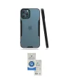 ieg™ iPhone 12 Pro Max Kılıf Atlas Asil Serisi - Şeffaf Royal Nano Ekran Koruyucu