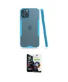 ieg™ iPhone 12 Pro Max Kılıf Atlas Asil Serisi - Şeffaf Temperli Cam Ekran Koruyucu