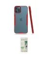 ieg™ iPhone 12 Pro Max Kılıf Atlas Asil Serisi - Siyah 20D Premium Cam Ekran Koruyucu