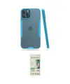 ieg™ iPhone 12 Pro Max Kılıf Atlas Asil Serisi - Siyah 20D Premium Cam Ekran Koruyucu