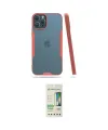 ieg™ iPhone 12 Pro Max Kılıf Atlas Asil Serisi - Siyah 20D Premium Cam Ekran Koruyucu