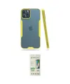 ieg™ iPhone 12 Pro Max Kılıf Atlas Asil Serisi - Siyah 20D Premium Cam Ekran Koruyucu