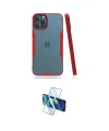 ieg™ iPhone 12 Pro Max Kılıf Atlas Asil Serisi - Siyah 3D Antistatik Seramik Nano Ekran Koruyucu