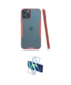 ieg™ iPhone 12 Pro Max Kılıf Atlas Asil Serisi - Siyah 3D Antistatik Seramik Nano Ekran Koruyucu